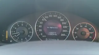 Mercedes e200 w211 0-100 acceleration