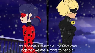 MIRACULOUS 🐞 LOU & LENNI KIM   The Wall Between Us Ce mur qui nous sépare 🐞 {Animacion  MV}