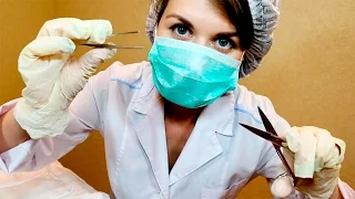 АСМР Медсестра, Ролевая, Швы / ASMR Nurse Role Play, Personal Attention, Soft Spoken