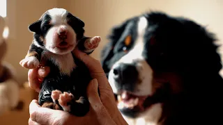 WE HAVE PUPPIES!!! Meet our 8 perfect Bernese Mountain Dog Puppies!  || Ep. 14