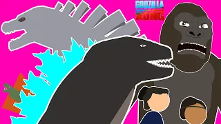 ♪ GODZILLA VS KONG THE MUSICAL BUT IN PIVOT - Animated Song (LHUGUENY)