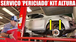 EP. 1003// Toyota HILUX Instalação KIT ALTURA/LIFT e Jumelo PickUp Conforto. Fica dura SUSPENSÃO?