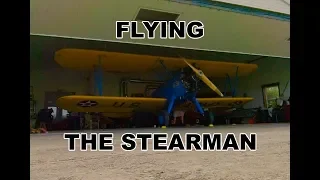 First Warbird Flight! - Boeing Stearman training