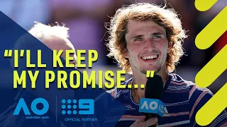 Zverev's $4 million pledge to bushfire victims | Wide World of Sports