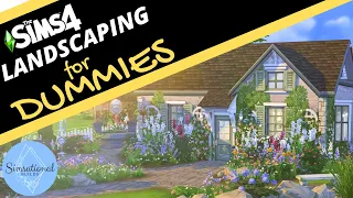 HOW TO: Landscaping | Tutorial | Sims 4 | Simsational Builds