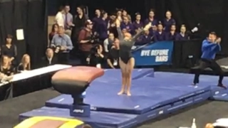 Felicia Hano (UCLA) Vault 2017 NCAA Semifinals 9.8625