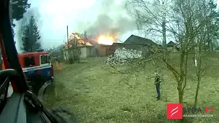 Смертельный пожар в деревне Гавриловцы Браславского района Беларусь