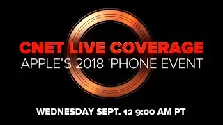 CNET's live coverage of Apple's 2018 iPhone big reveal