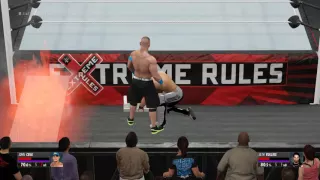 WWE 2K16 - Seth Rollins vs John Cena for the WHC