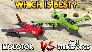 GTA 5 ONLINE : V-65 MOLOTOK VS B-11 STRIKEFORCE (WHICH IS BEST?)