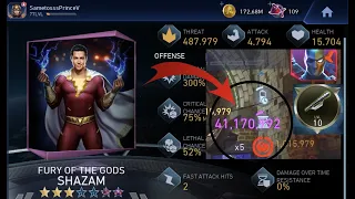 *3STARS * LEGENDARY FURY OF THE GODS SHAZAM IN SOLO RAIDS + BETA CLUB TEST! | Injustice 2 Mobile