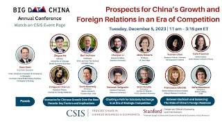 Prospects for China’s Growth and Foreign Relations in an Era of Competition