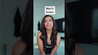 Women’s brains Vs. Men’s brains. The way overthinking works… #shorts #funny #comedy