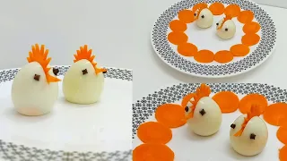 Egg Garnish Ideas | Decorative Eggs | Boiled Egg Decoration Ideas | Food Garnishing