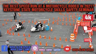 The best speed run at a motorcycle rodeo in 2021? (Keystone State Motorcycle Skills Safety Seminar)