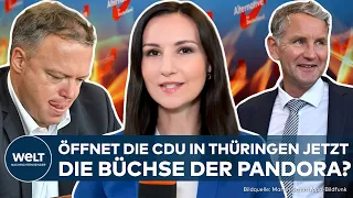 THÜRINGEN: AFD-BRANDMAUER WACKELT - Öffnet die CDU nun die Büchse der Pandora?