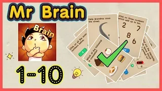 Mr Brain Level 1 2 3 4 5 6 7 8 9 10 Walkthrough Solution