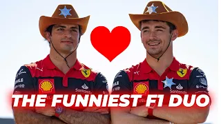 Charles Leclerc & Carlos Sainz Being The Funniest F1 Duo For 4 Minutes and 54 seconds.