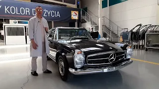 Legendarny Oldtimer Mercedes 280 SL Pagoda z 1968'