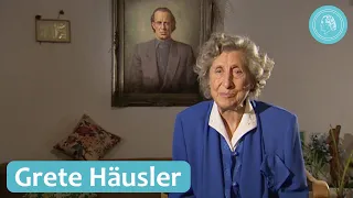 Alle mensen zouden dit moeten weten - Grete Häusler in een interview in 2004