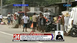 24 Oras: Ilang lubog pa rin sa baha ang bahay, apat na araw nang nagtitiis sa tabing-kalsada at...