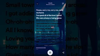 Arcade - losing game💔 #onlyricss #duncanlaurence #arcade #lyrics #lyric #love