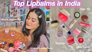 Top Lip balms in India for dried and chapped lips // clear and tinted lip balms// nishkabhura