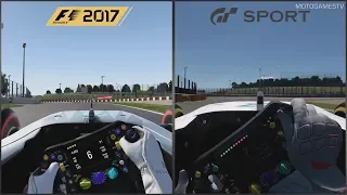 F1 2017 vs Gran Turismo Sport - Mercedes-AMG F1 W08 EQ Power+ 2017 at Suzuka