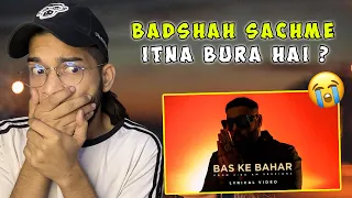 Badshah - Bas Ke Bahar 😥💔 | 3:00 AM Sessions | REACTION | KALAMZONE @badshahlive