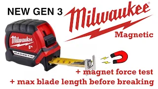 Milwaukee magnetic tape measure new gen 3 EN