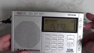 19 meters shortwave band on Tecsun PL-600