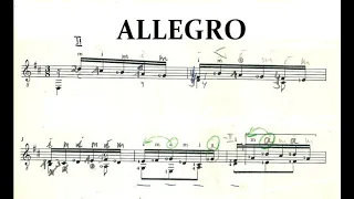 Johann Sebastian Bach: Allegro from Prelude, Fugue & Allegro BWV 998, Horst Klee - Guitar