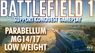 Best LMG In The Game?... Parabellum MG14/17 Gameplay - Battlefield 1 Conquest No Commentary