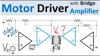 OpAmp-Buffer Bridge Amplifier for Electric Motor Explained