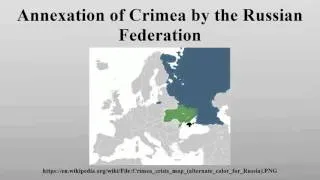 Annexation of Crimea by the Russian Federation