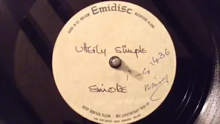 The Smoke "Utterly Simple" 1967 UK Unreleased Demo only Acetate, Psych, Mod, Traffic !!!