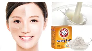 AMAZING BAKING SODA FACE MASK FOR YOUNGER BRIGHTER RADIANT GLOWING SKIN | Baking Soda & Milk |