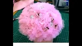 3 x Shabby Chic Stunning Wedding Bouquets - Tutorial - jennings644