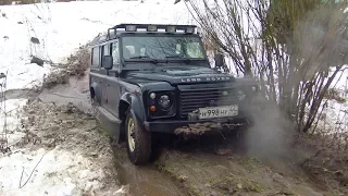 В чём сила  Defender?! Он Круче УАЗа и Нивы на оффроад? Покоряем русское бездорожье. 2017 - 2018