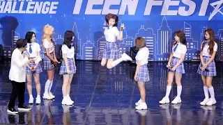 190707 트와이스 (TWICE) 포카리CF 쯔위 장면 보고 재연하는 정연  + 인터뷰 멘트 [4K] 직캠 Fancam (포카리 챌린지 틴페스타) by Mera