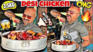 3.5KG DESI CHICKEN 😱| ULHAS KAMATHE | CHICKEN LEG PIECE