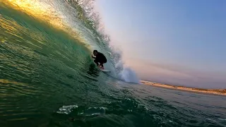 Shorebreak Sunset Gironde Lacanau Juillet 2022 POV