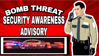 Bomb threat awareness 2020 (Paghahanda at dapat gawin)