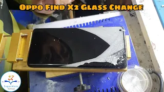 Oppo Find X2 Broken Front Glass Replacement || oppo Find x2 glass change