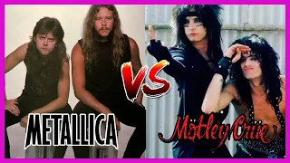 TODO SOBRE LA PELEA ENTRE METALLICA Y MOTLEY CRUE I THRASH VS GLAM I ALEX B