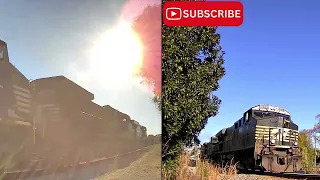 Longer than Usual Train Today | Train Videos #railway #train