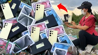 Wow😍 i Found Samsung Galaxy S24 Ultra & Many more in the Landfill ! - Destroyed Phone Restoration