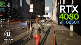 Matrix Awakens City Demo in UNREAL ENGINE 5 | RTX 4080 | 4K