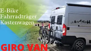 E-Bike Fahrradträger Giro Van, Clever Celebration, Kastenwagen, Wohnmobil