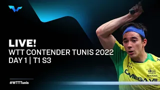 WTT Contender Tunis 2022 | Table 1 | Day 1 - Session 3